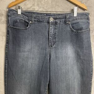 Bandolino Mandie Women's Size 14 Missy Average Straight Leg‎  Blue Jeans